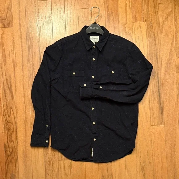 Lucky Brand Men's Navy Button Shirt M - Picture 5 of 6